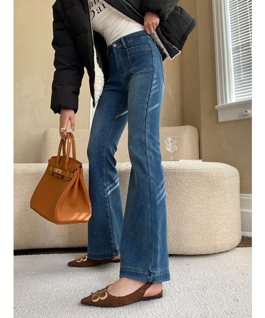 Modern Pocket Micro-Flared Jeans